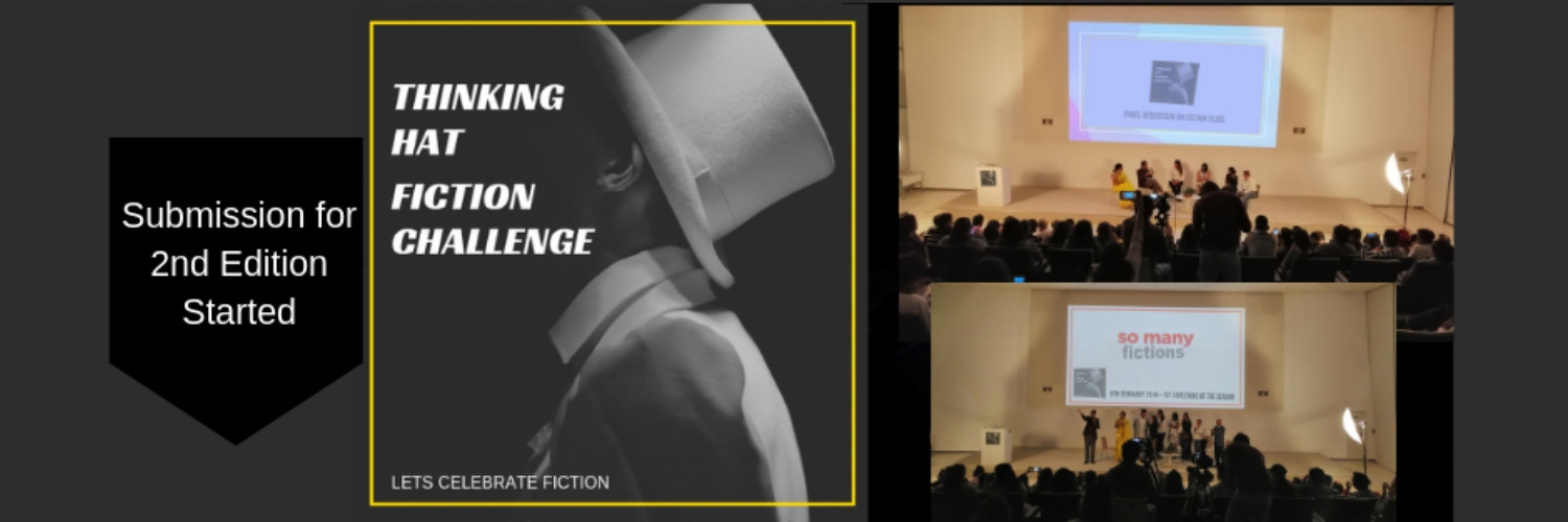 Banner Thinking Hat Fiction Challenge