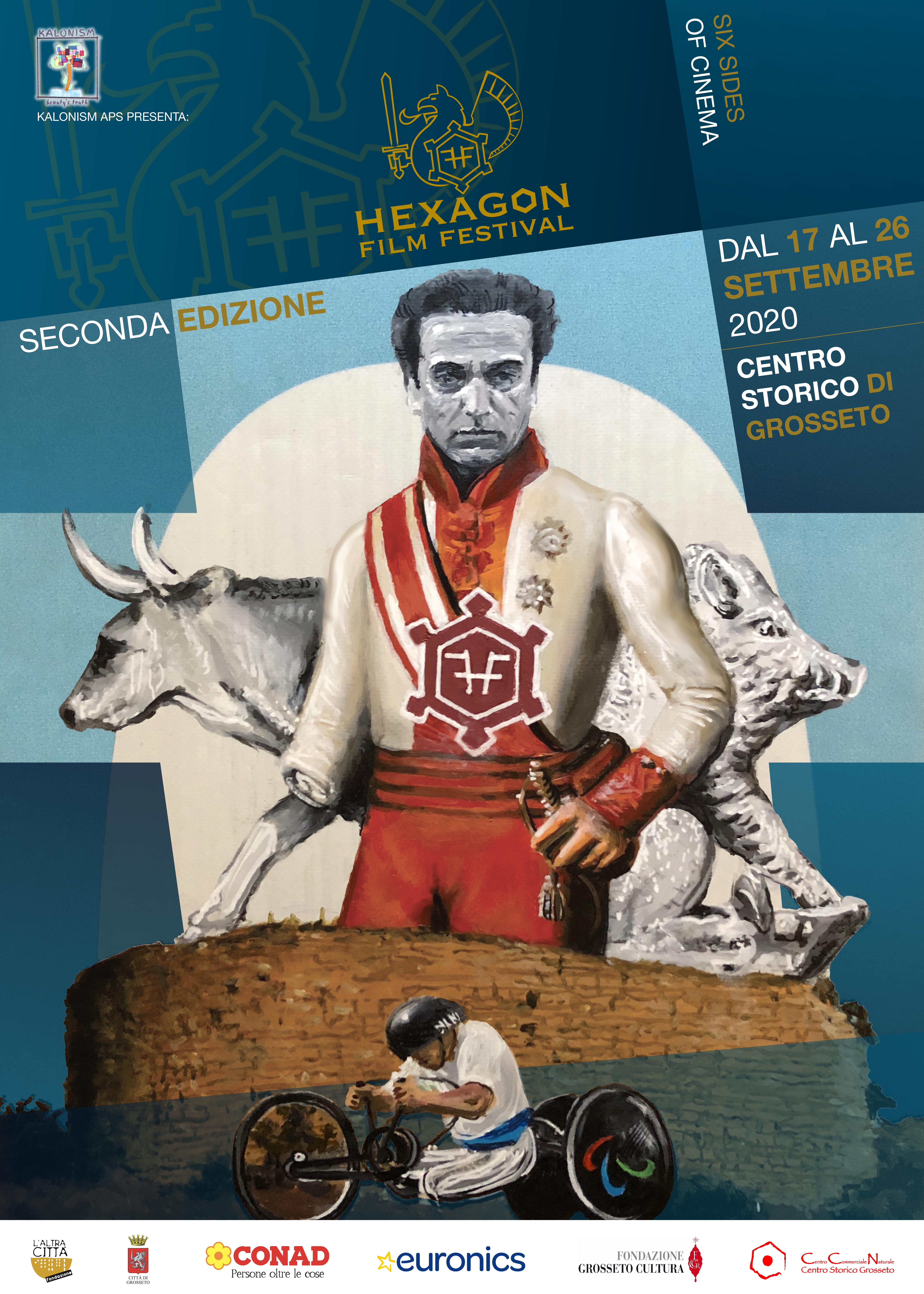 Promotional card of Hexagon Film Festival