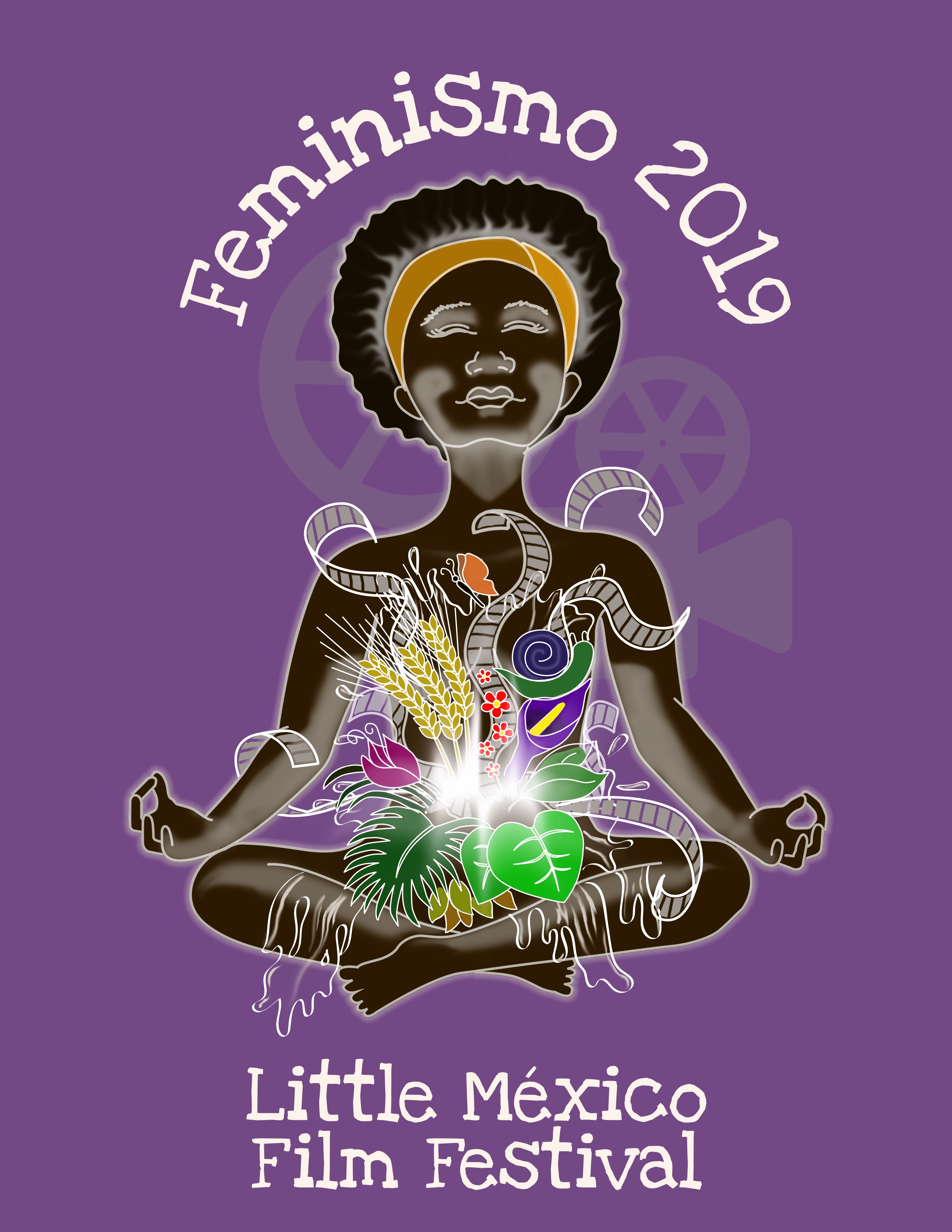 Promotional card of Little México Film Festival