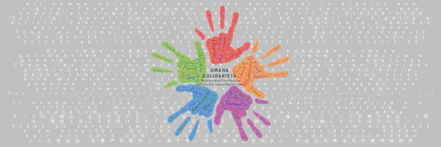 Banner Umana Solidarietà International Film Festival