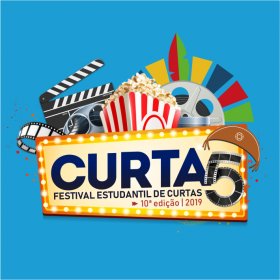 Logo of Curta 5 - festival estudantil de curtas