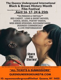 Logo of Queens Underground International Film Festival: Movie Shorts, Music, Poetry, Dance, Comedy & Web Series Episodes