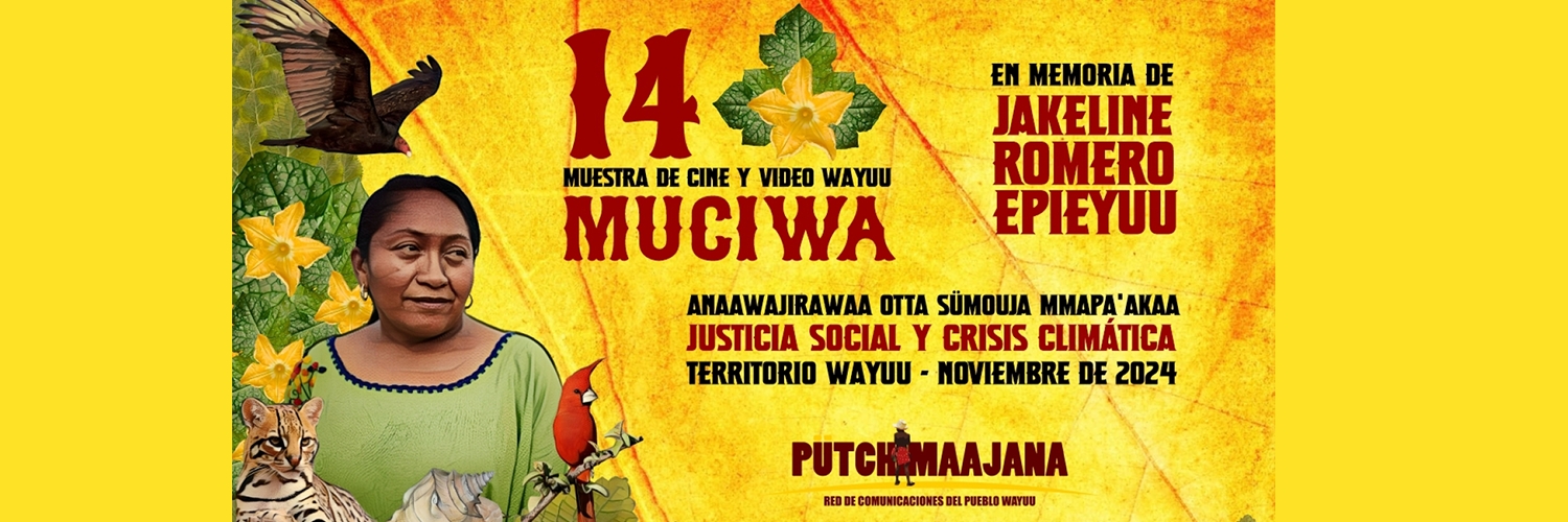 Banner Muestra De Cine Y Video Wayuu Justicia Social y Crisis Climática