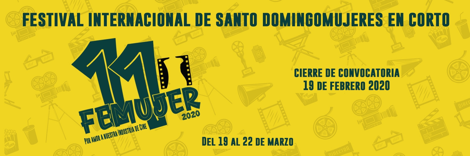 Banner Festival Internacional de Santo Domingo Mujeres en Corto