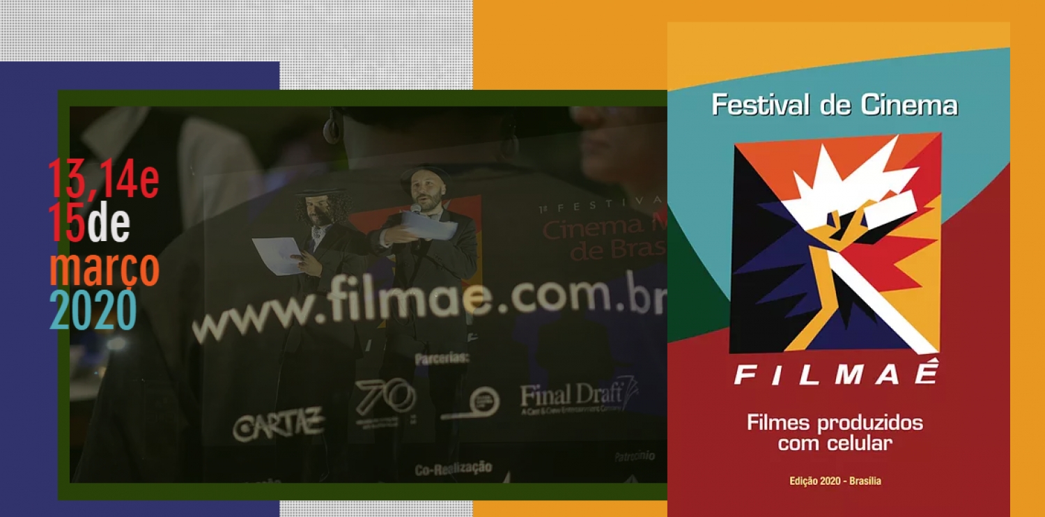 Banner Festival Filmaê - Festival de Cinema para Filmes Produzidos com Celular