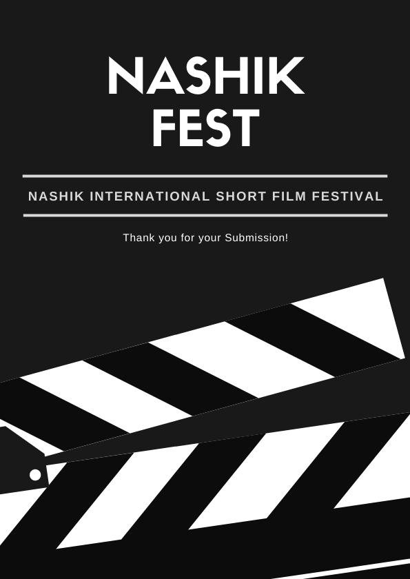 Promotional card of Nashik International Short Film Festival