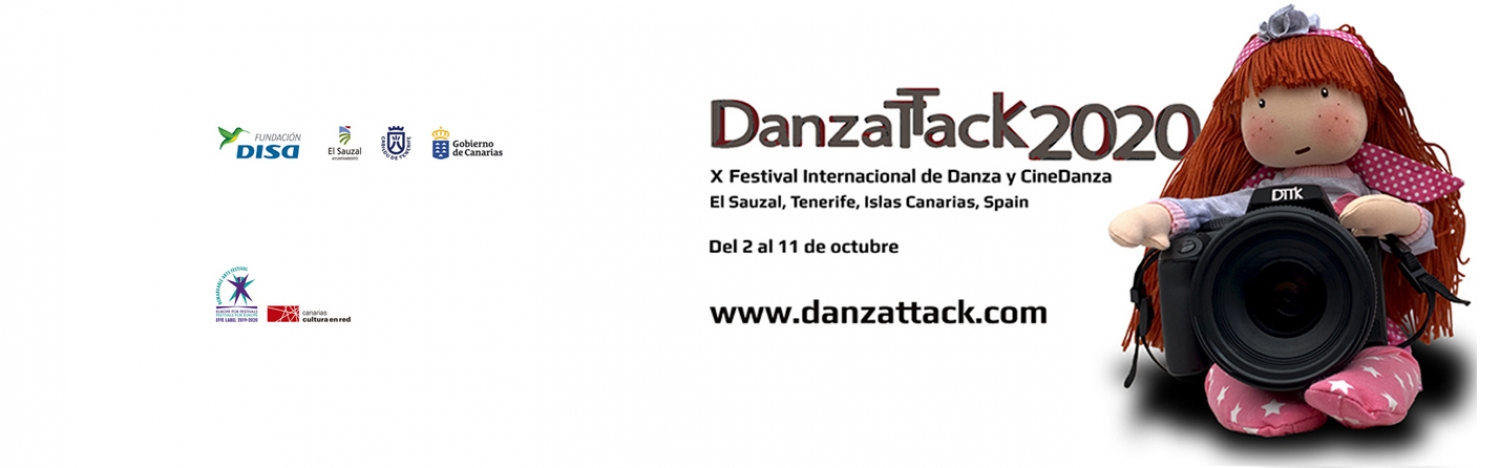 Banner DanzaTTack, Festival Internacional de CineDanza
