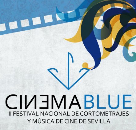 Logo of Cinema Blue II Sevilla National Short Film Festival
