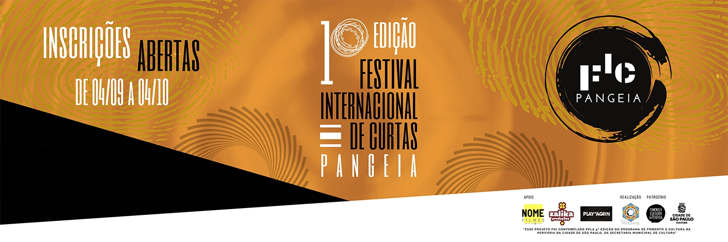 Banner Fic Pangeia - Festival Internacional de Curtas Pangeia