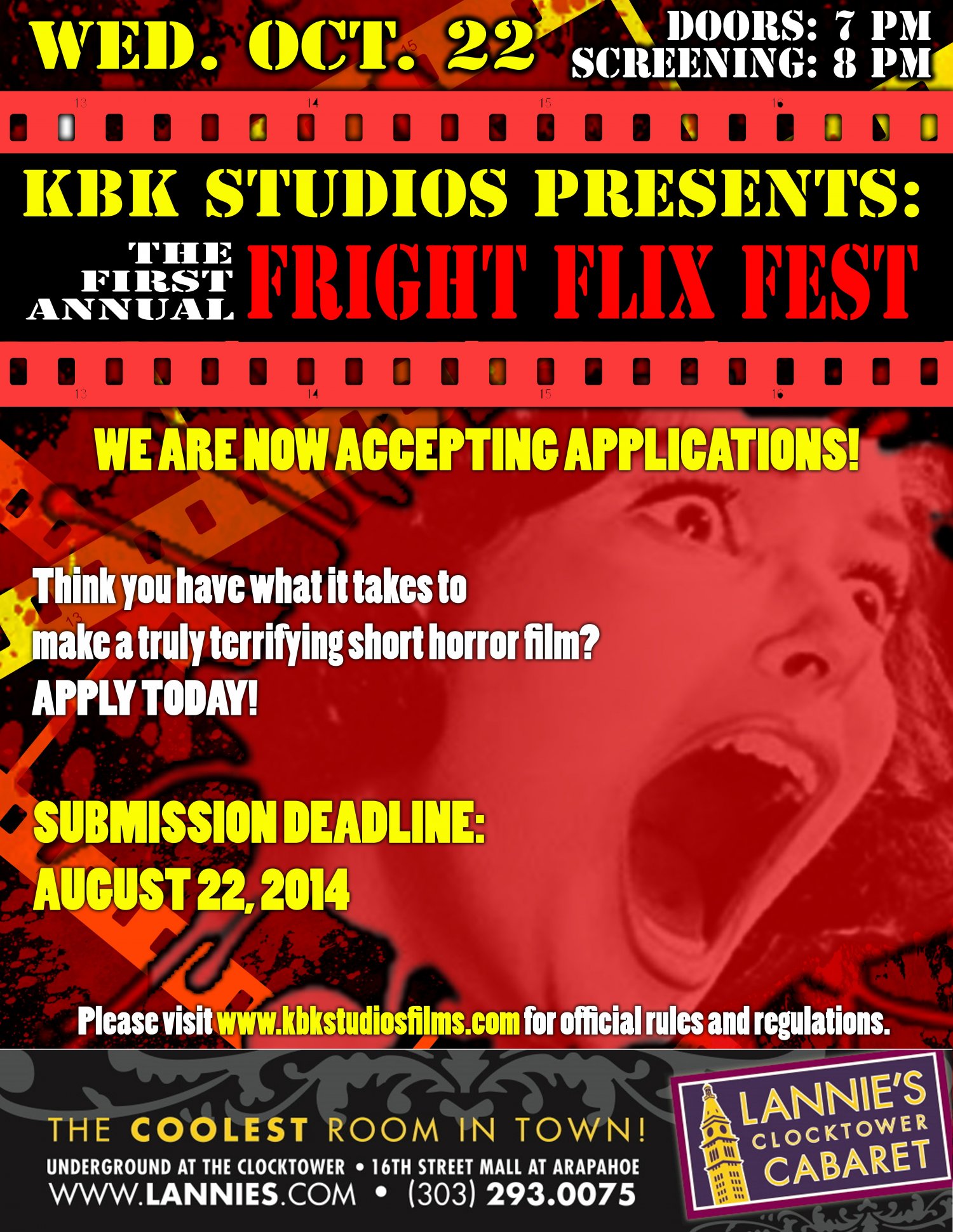 Banner KBK Studios Presents: Fright Flix Fest