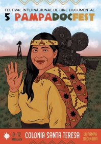 Logo of International Documentary Film Festival · PampaDocFest · Colonia Santa Teresa