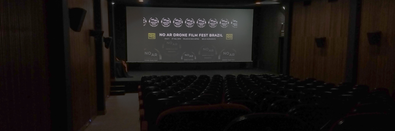 Banner NO AR Drone Film Fest Brazil