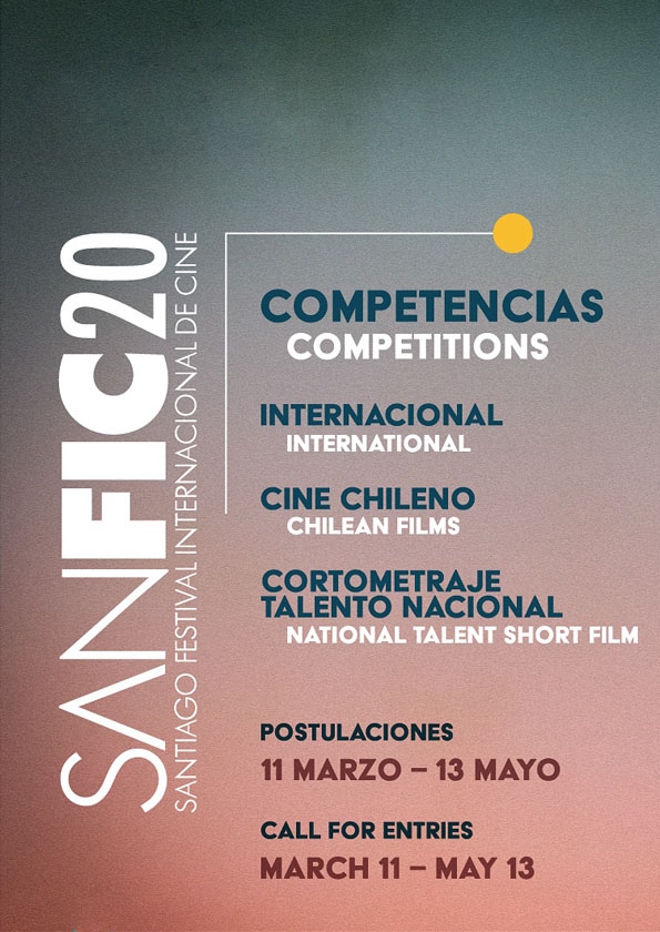 Promotional card of SANFIC 21- Santiago International Film Festival