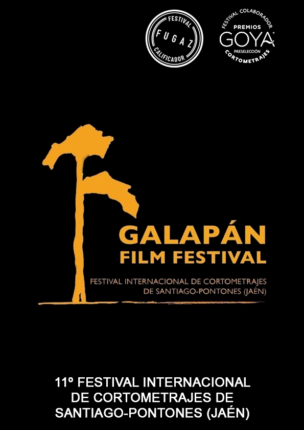 Promotional card of 11th Galapán Film Festival Santiago-Pontones