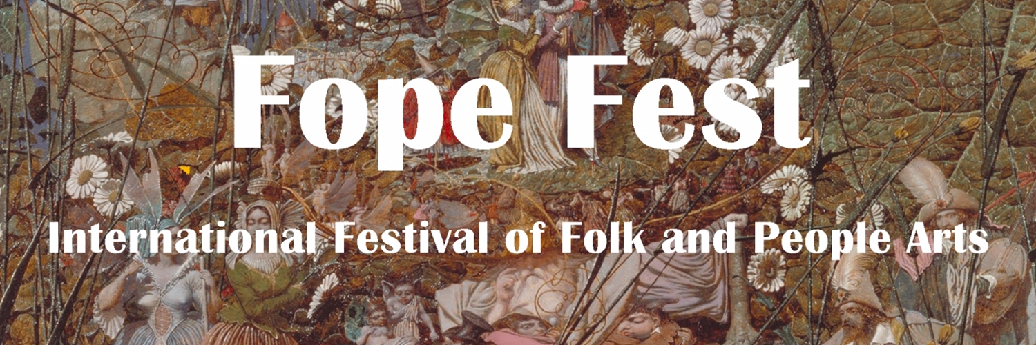 Banner FoPe Fest International Festival Of Folk & People Arts