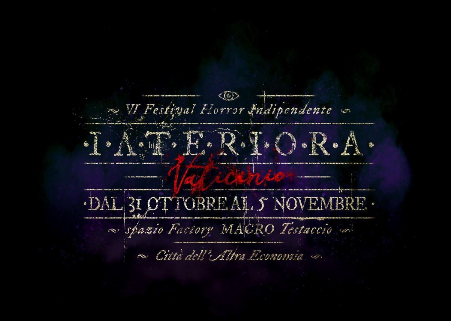 Banner INTERIORA Mostra ciò che hai dentro - Festival Horror Indipendente
