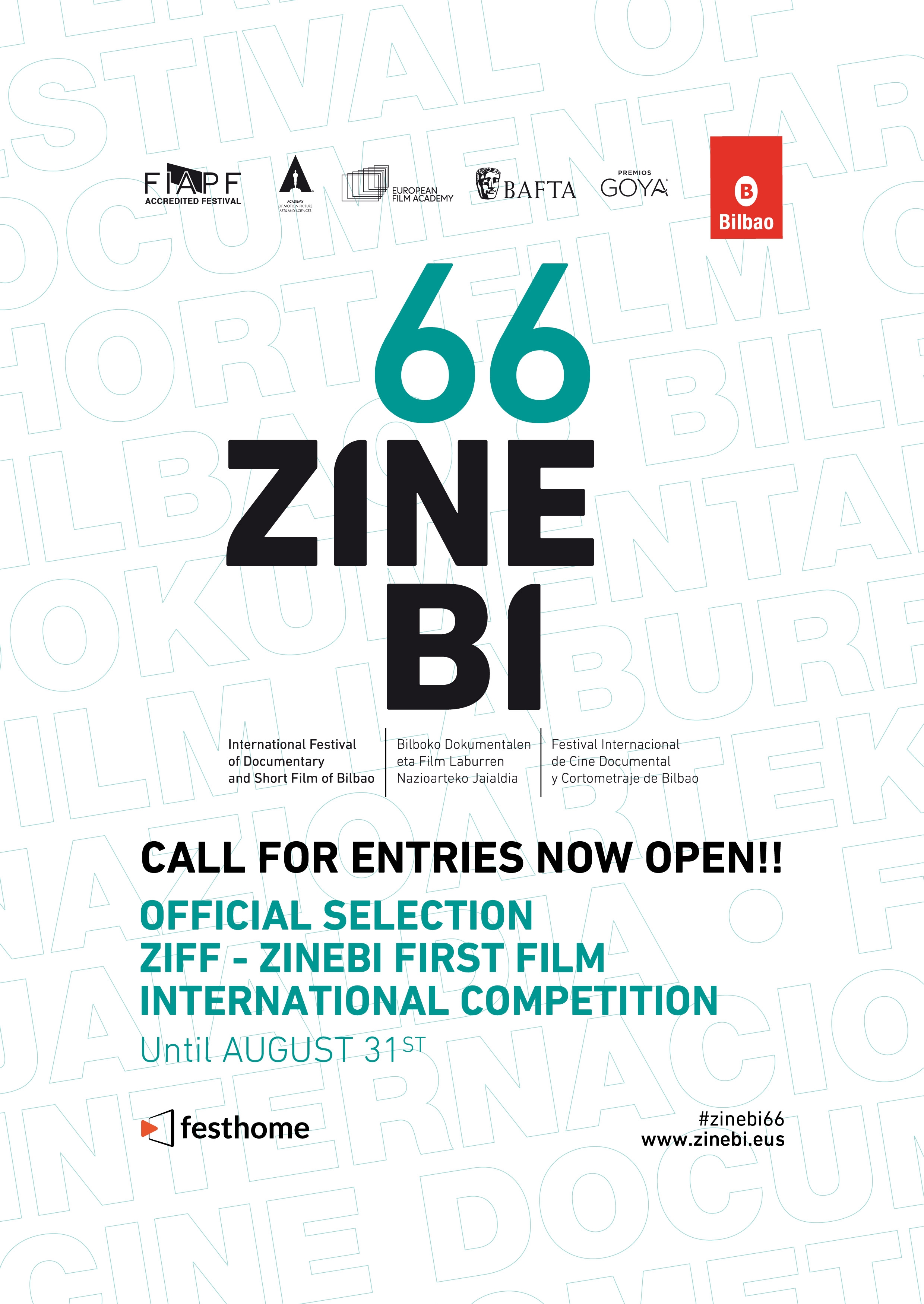 Promotional card of ZIFF - ZINEBI First Feature Length Film