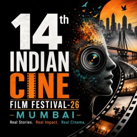 Logo of 14th Indian Cine Film Festival-26, Mumbai