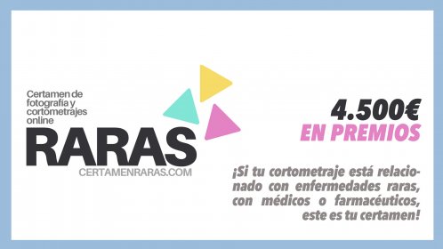 Photo of 1er Certamen de Fotografía y Cortometrajes Online sobre Enfermedades Raras