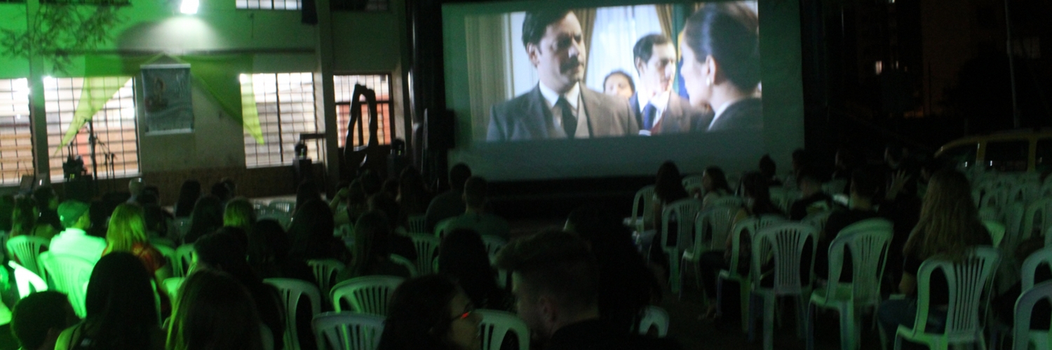 Banner Festival  Nacional de Cinema Estudantil de Guaíba/RS/Brazil/ Mostra de curtas e longas nacionais e internacionais