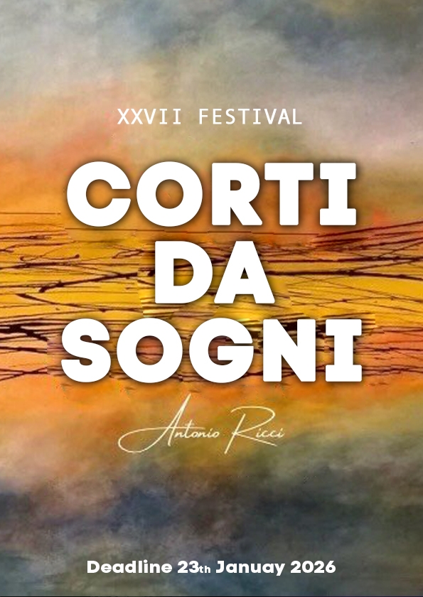 Promotional card of 27th International Festival ’Corti da Sogni - Antonio Ricci