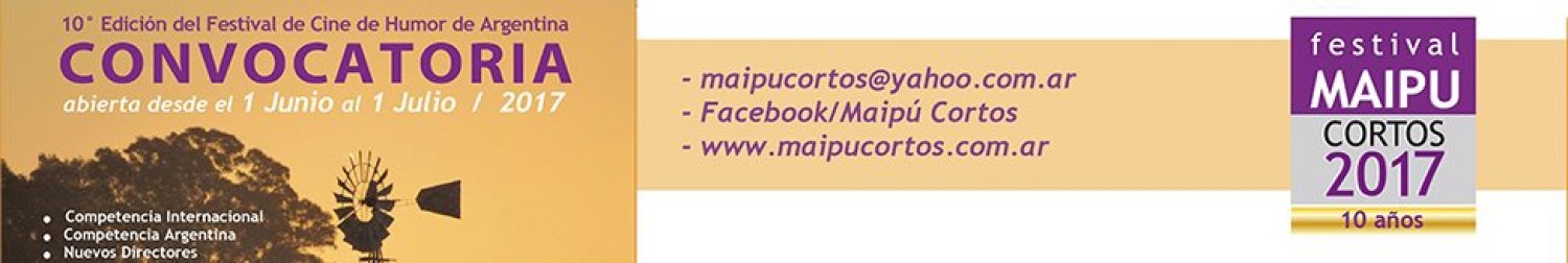 Banner Maipu Cortos / Festival de Cine de Humor