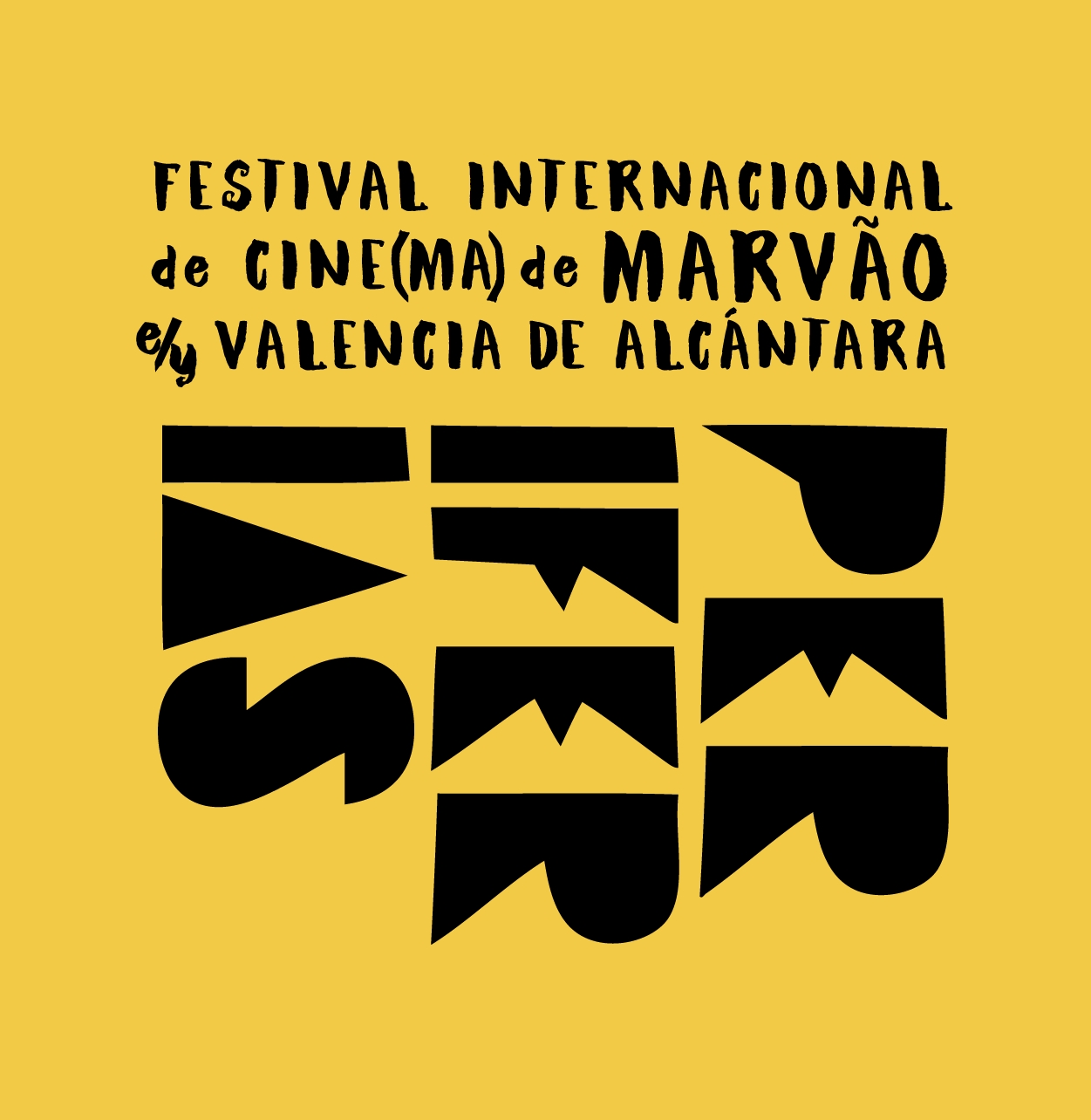 Promotional card of  Periferias Festival Internacional de cinema de Marvão e / Y Valencia de Alcántara.