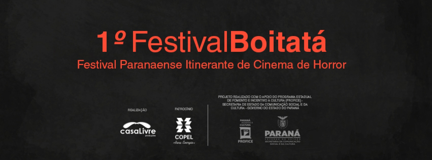 Banner Festival Paranaense Itinerante de Cinema de Horror
