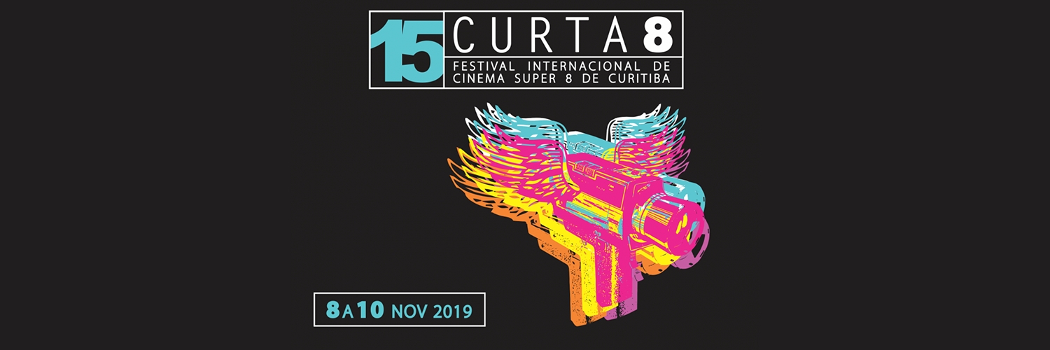 Banner Curta 8 - Festival Internacional de Cinema Super-8 de Curitiba