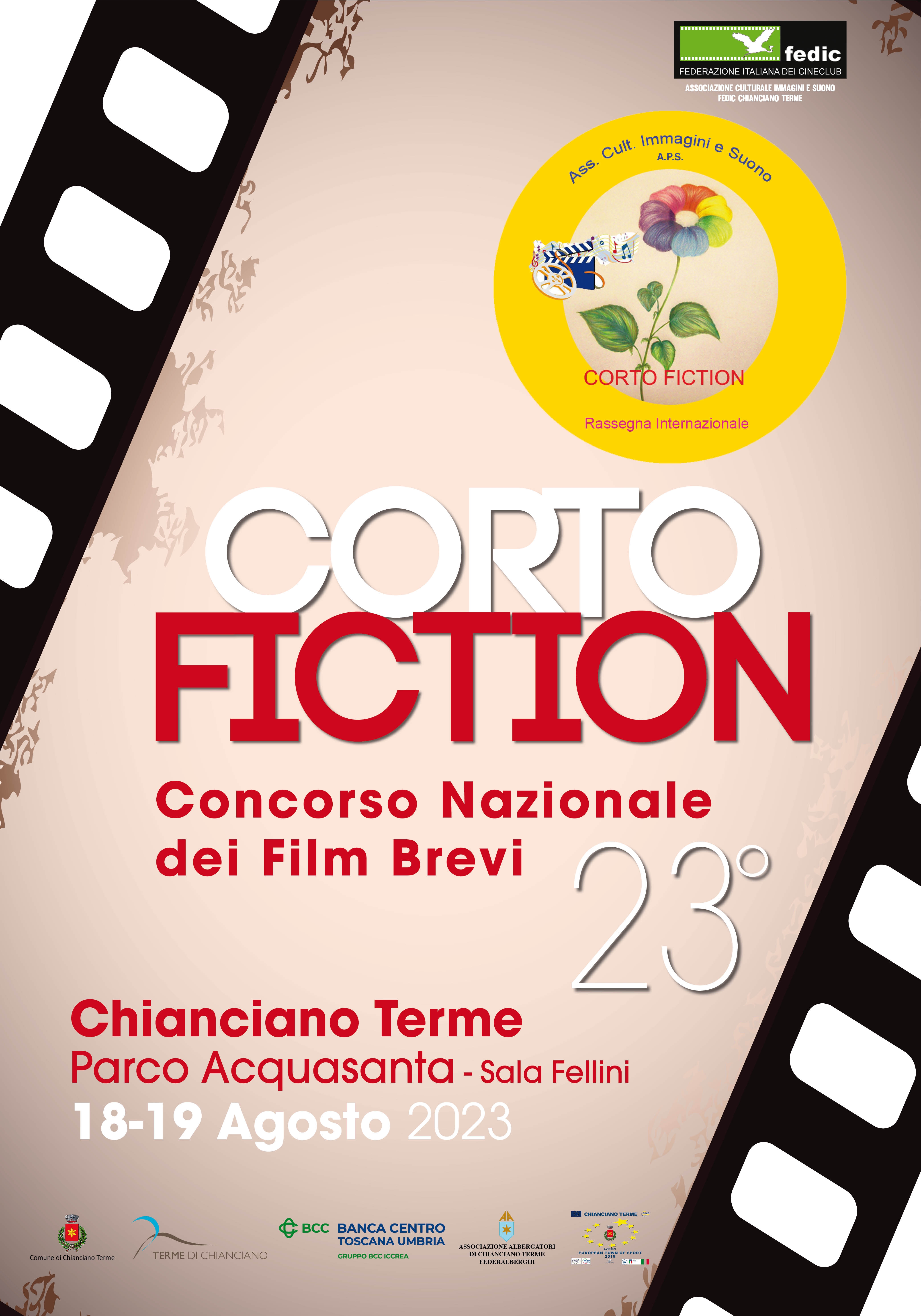 Promotional card of 25° Corto Fiction Chianciano Terme