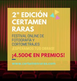 Photo of 2º Certamen Raras De Fotografías Y Cortometrajes Online
