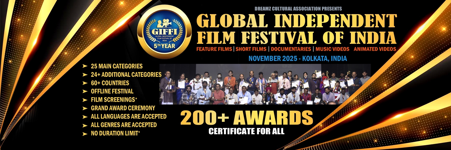 Banner GLOBAL INDEPENDENT FILM FESTIVAL OF INDIA