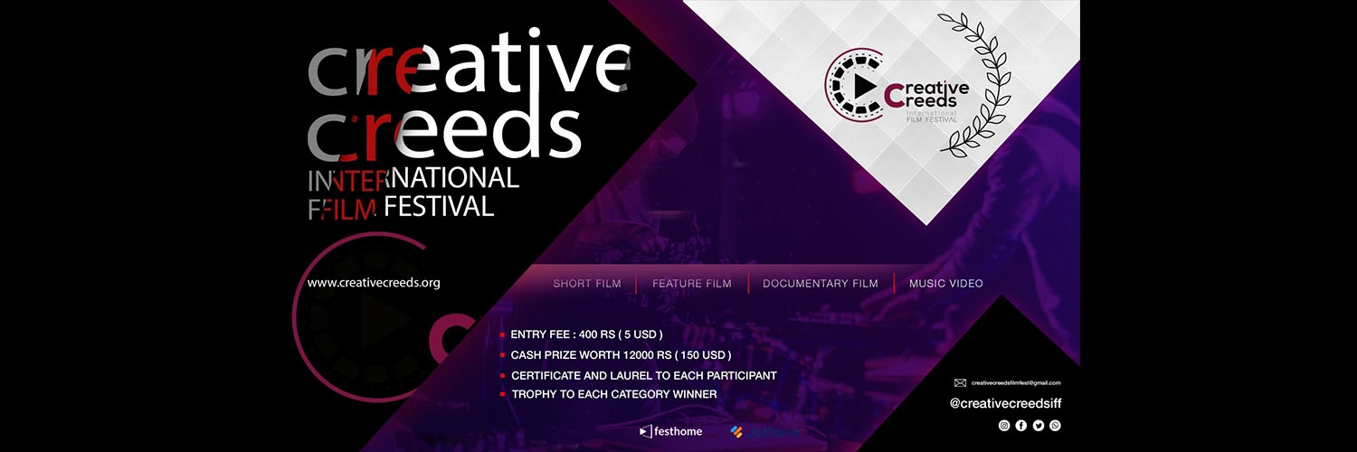 Banner Creative Creeds International Film Festival