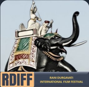 Logo of Rani Durgavati International Film Festival