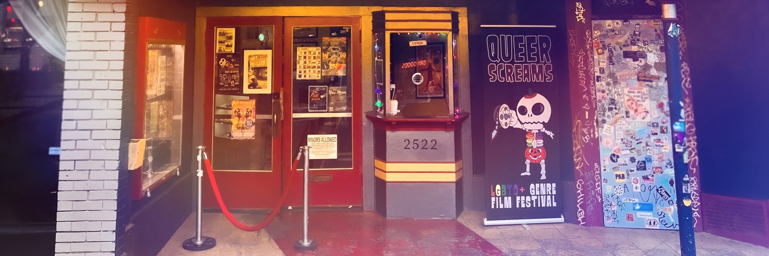 Banner Queer Screams Film Festival