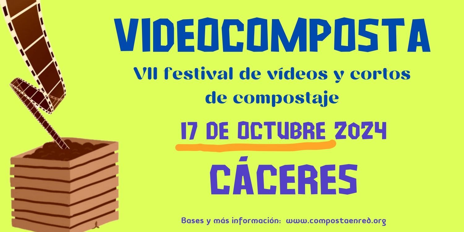 Banner Videocomposta. VII festival de vídeos y cortos de compostaje
