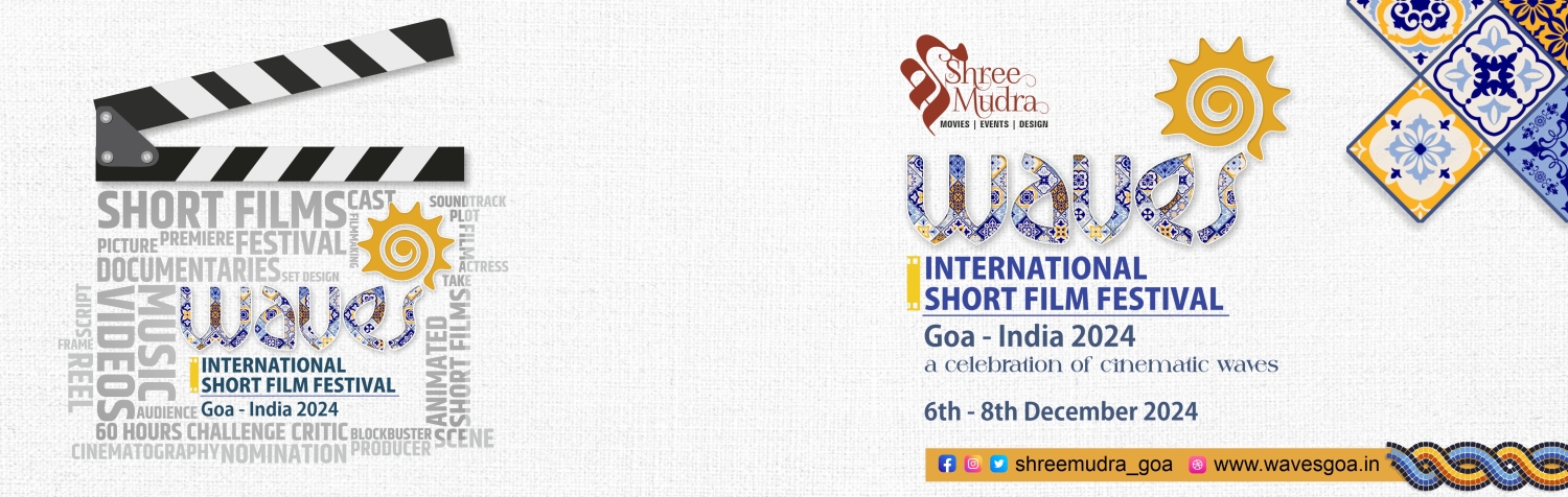 Banner WAVES International Short Film Festival Goa India