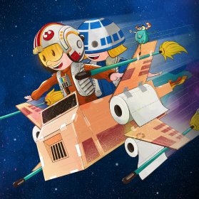 Logo of Pequecinema. Traveling children`s film festival in Spain