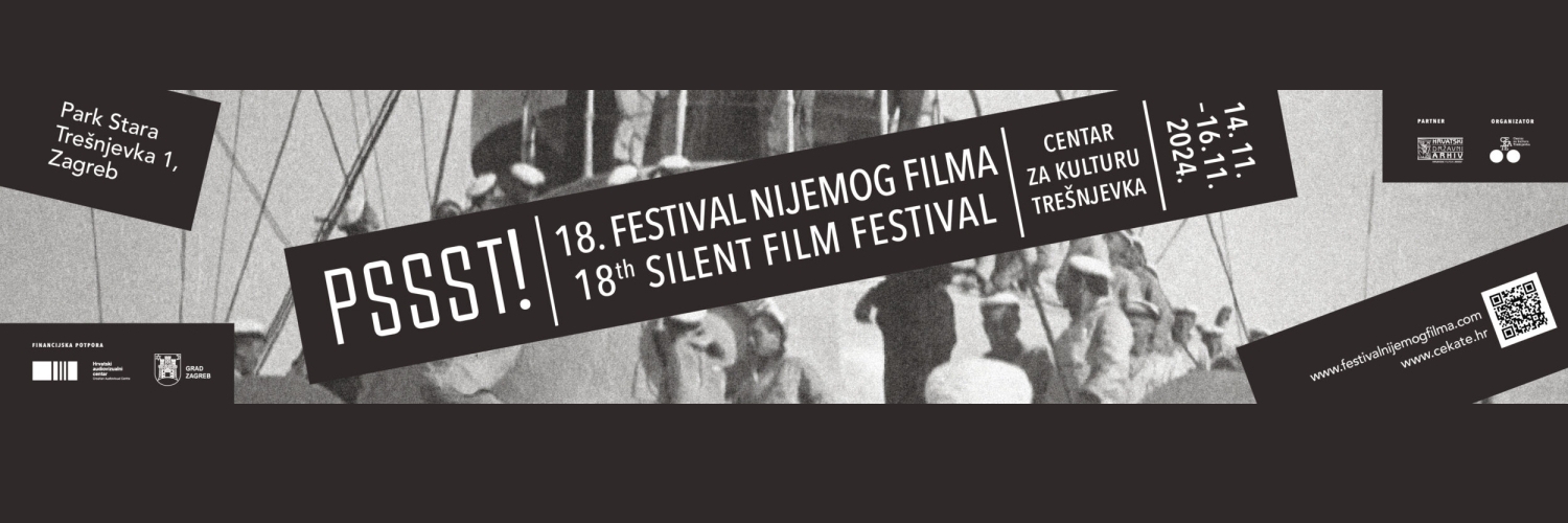 Banner PSSST! Festival nijemog filma