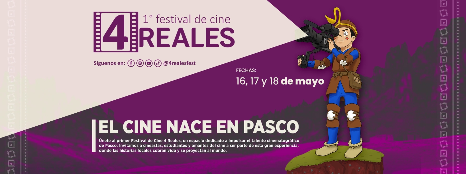 Banner Festival de Cine 4 Reales