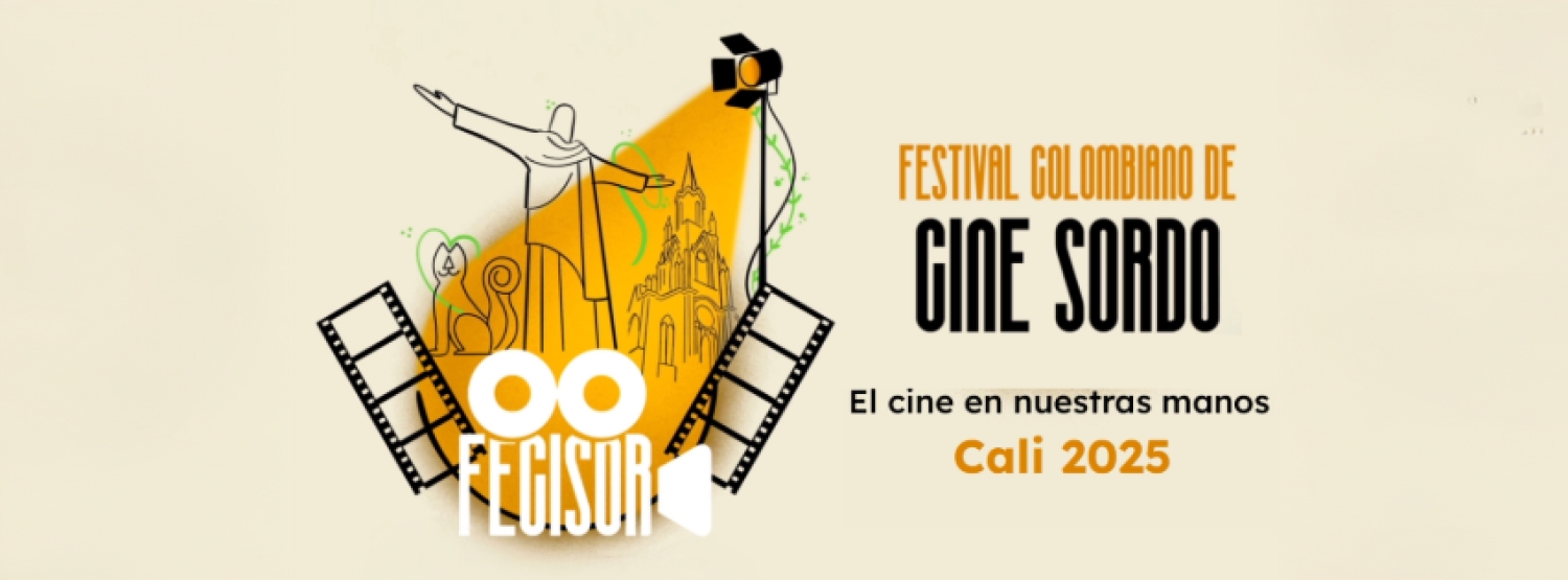 Banner FESTIVAL COLOMBIANO DE CINE SORDO - FECISOR