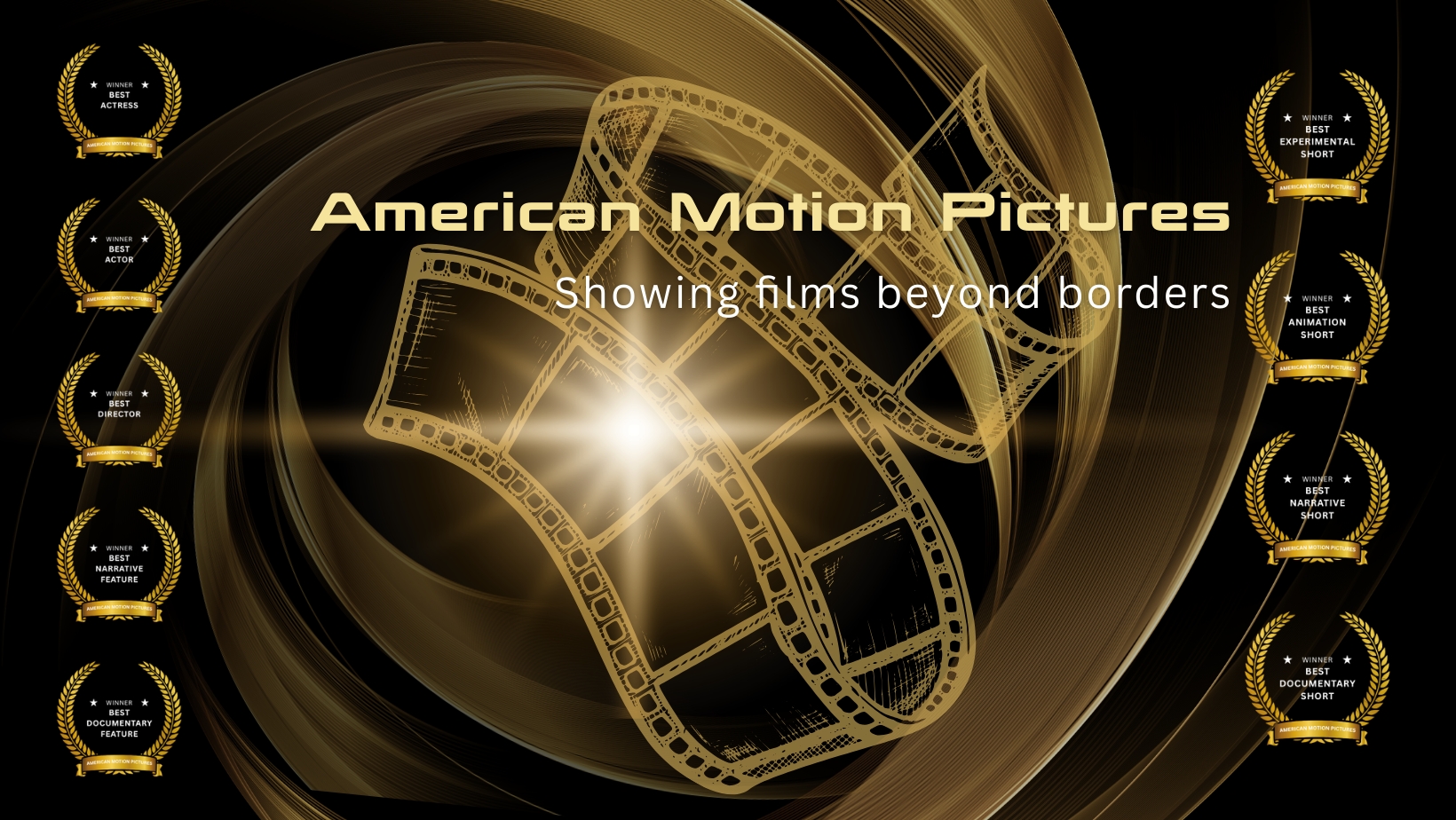 Promotional card of American Motion Pictures Festival