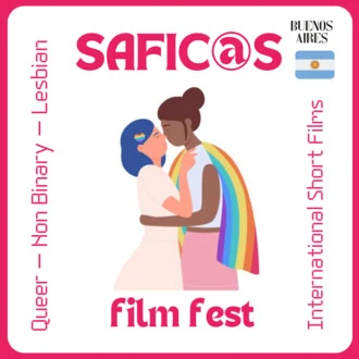 Logo of SAFICXS International Lesbian Short Film Festival in Argentina